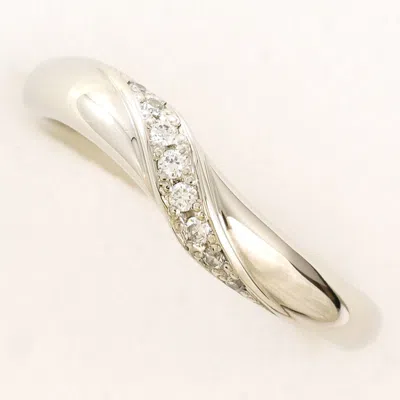 Pre-owned Unbranded Band Ring () In Silver