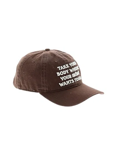 Pre-owned Unbranded Baseball Cap In Brown