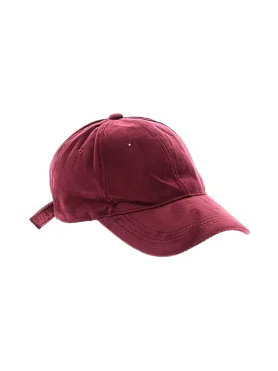 Pre-owned Unbranded Baseball Cap In Burgundy