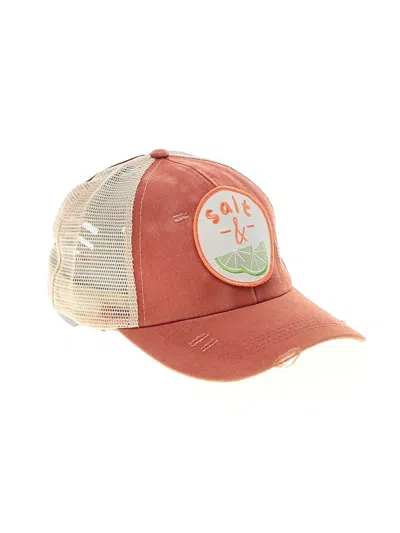 Pre-owned Unbranded Baseball Cap In Orange