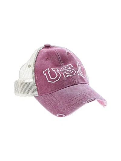 Pre-owned Unbranded Baseball Cap In Pink