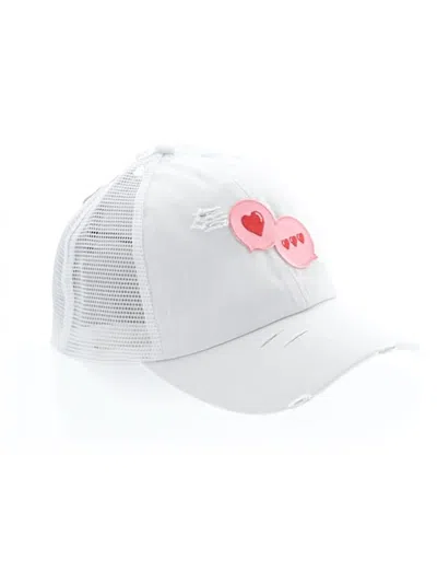 Pre-owned Unbranded Baseball Cap In White