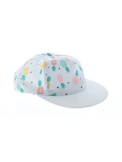 Pre-owned Unbranded Kids' Baseball Cap In White