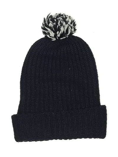 Pre-owned Unbranded Beanie Hat In Black