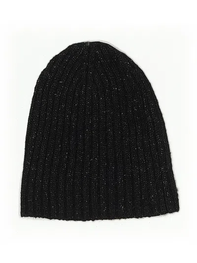 Pre-owned Unbranded Beanie Hat In Black