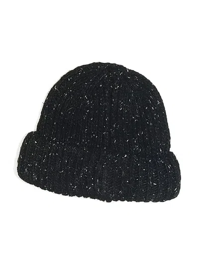 Pre-owned Unbranded Beanie Hat In Black