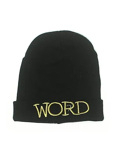 Pre-owned Unbranded Beanie Hat In Black