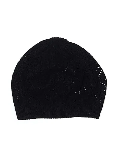 Pre-owned Unbranded Beanie Hat In Black