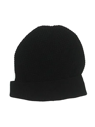 Pre-owned Unbranded Beanie Hat In Black