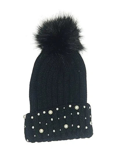 Pre-owned Unbranded Beanie Hat In Black