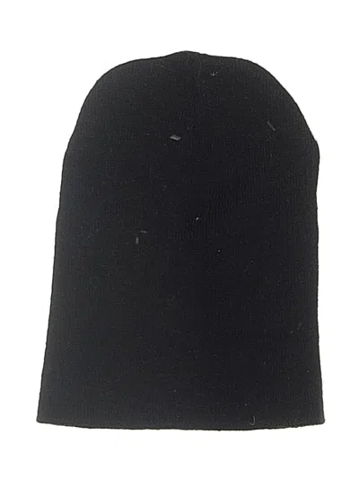 Pre-owned Unbranded Beanie Hat In Black