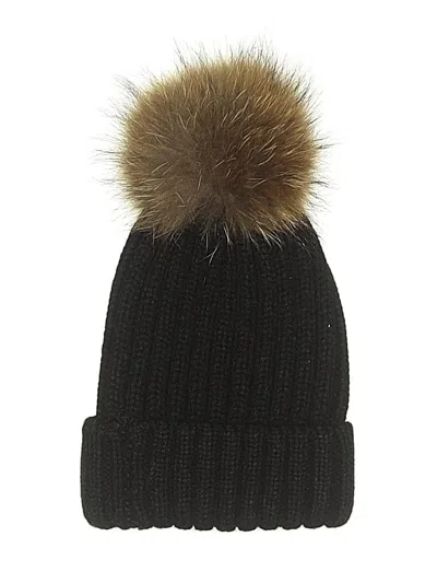 Pre-owned Unbranded Beanie Hat In Black