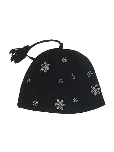 Pre-owned Unbranded Beanie Hat In Black