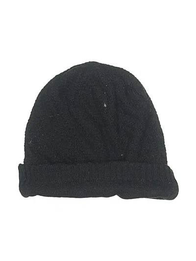 Pre-owned Unbranded Beanie Hat In Black