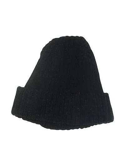 Pre-owned Unbranded Beanie Hat In Black