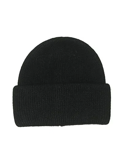 Pre-owned Unbranded Beanie Hat In Black