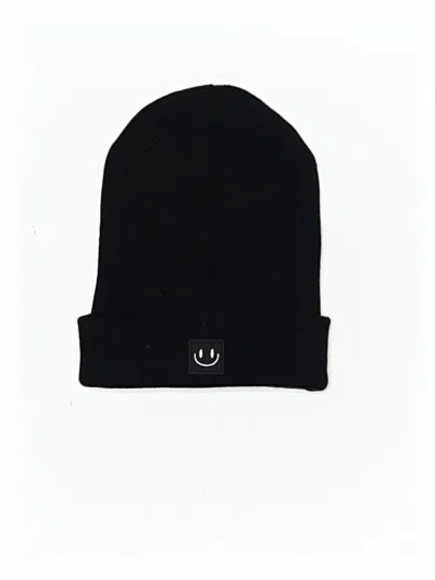 Pre-owned Unbranded Beanie Hat In Black