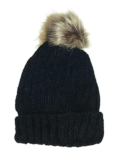 Pre-owned Unbranded Beanie Hat In Black