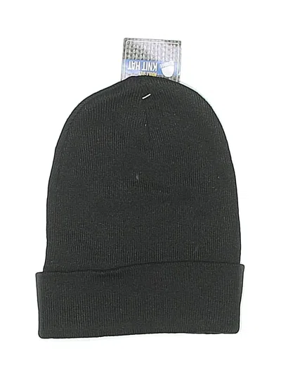 Pre-owned Unbranded Beanie Hat In Black