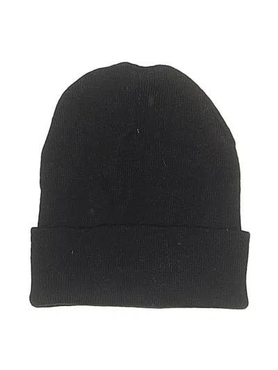 Pre-owned Unbranded Beanie Hat In Black