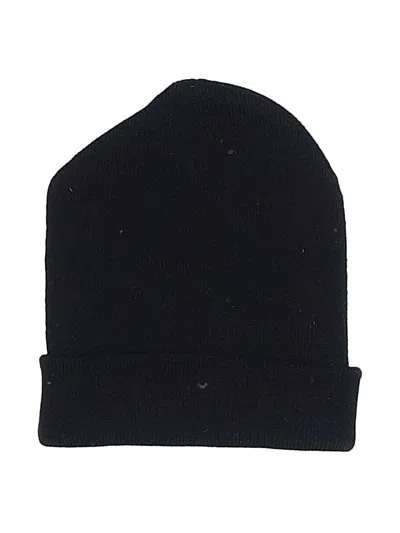 Pre-owned Unbranded Beanie Hat In Black