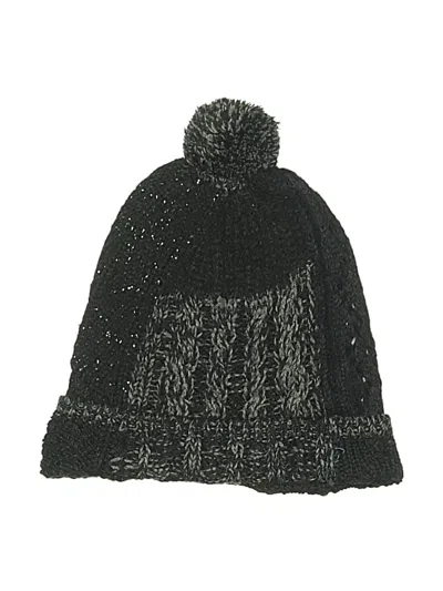 Pre-owned Unbranded Beanie Hat In Black