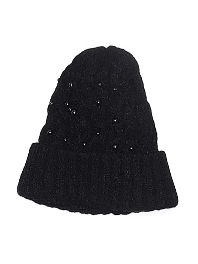 Pre-owned Unbranded Beanie Hat In Black