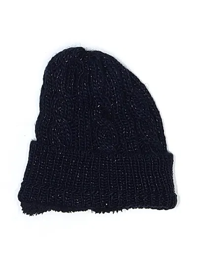 Pre-owned Unbranded Beanie Hat In Blue