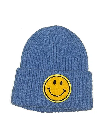 Pre-owned Unbranded Beanie Hat In Blue