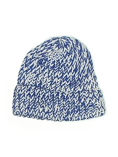 Pre-owned Unbranded Beanie Hat In Blue