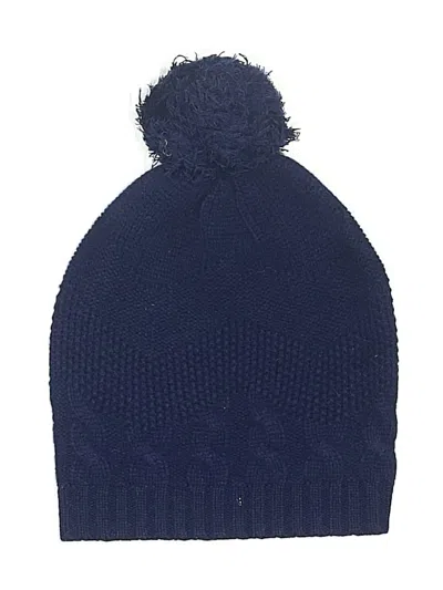 Pre-owned Unbranded Beanie Hat In Blue