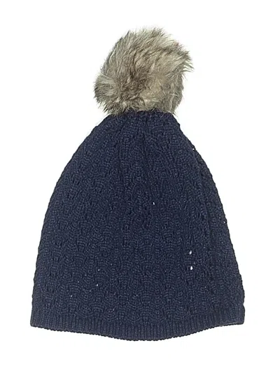 Pre-owned Unbranded Beanie Hat In Blue