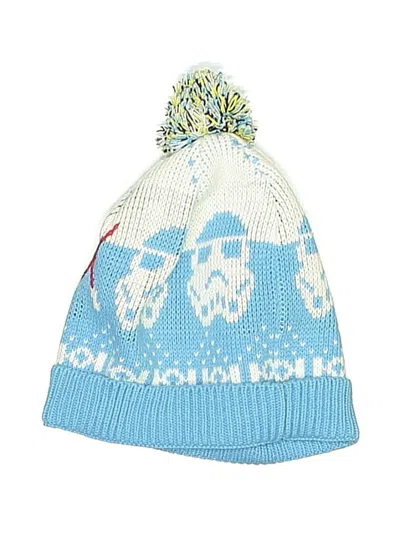 Pre-owned Unbranded Beanie Hat In Blue