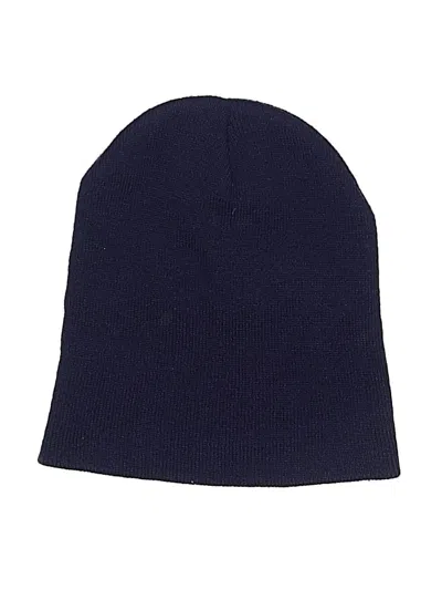 Pre-owned Unbranded Beanie Hat In Blue