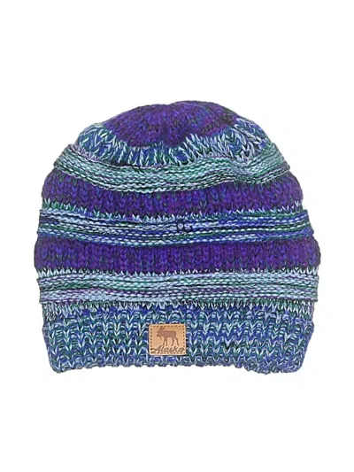 Pre-owned Unbranded Beanie Hat In Blue