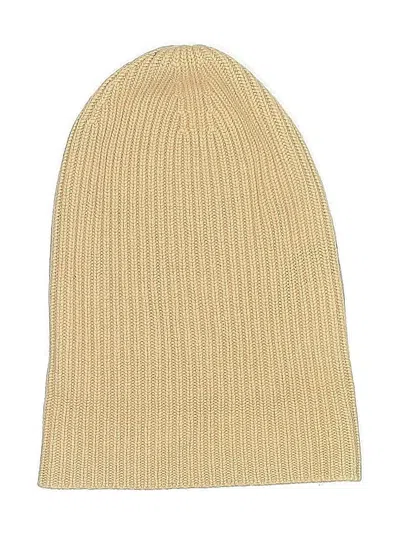 Pre-owned Unbranded Beanie Hat In Brown