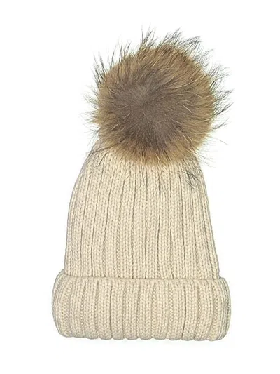 Pre-owned Unbranded Beanie Hat In Brown