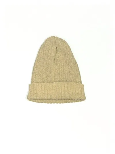 Pre-owned Unbranded Beanie Hat In Brown