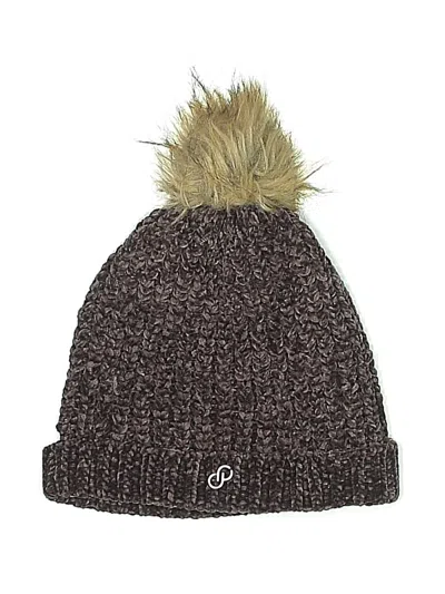 Pre-owned Unbranded Beanie Hat In Brown