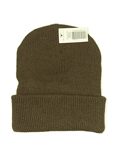 Pre-owned Unbranded Beanie Hat In Brown