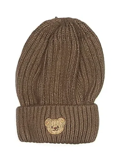 Pre-owned Unbranded Kids' Beanie Hat In Brown