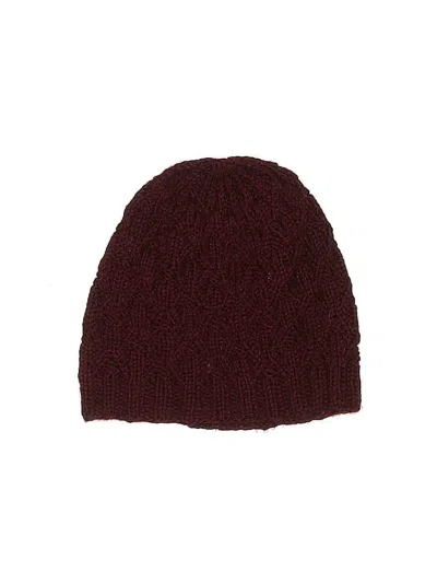 Pre-owned Unbranded Kids' Beanie Hat In Burgundy