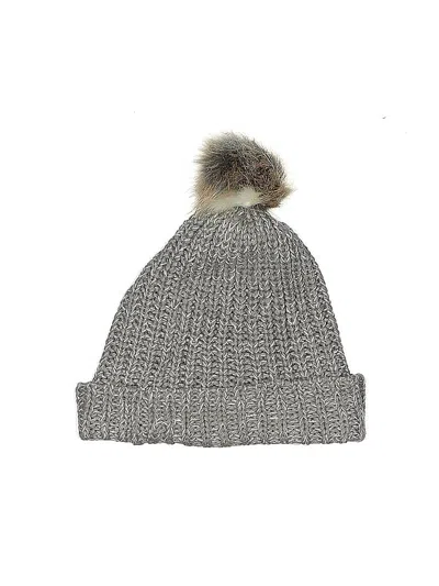 Pre-owned Unbranded Beanie Hat In Gray