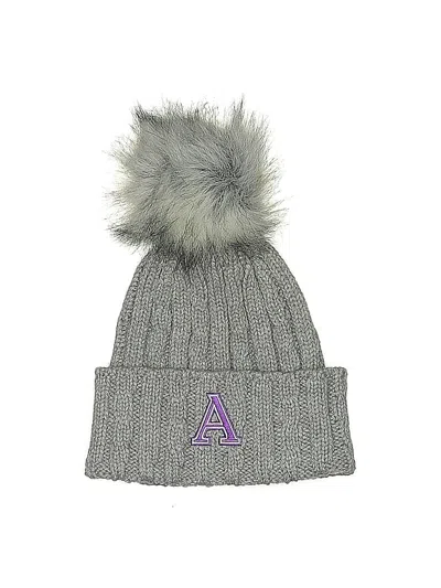 Pre-owned Unbranded Beanie Hat In Gray