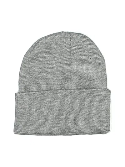 Pre-owned Unbranded Beanie Hat In Gray