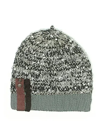 Pre-owned Unbranded Beanie Hat In Gray