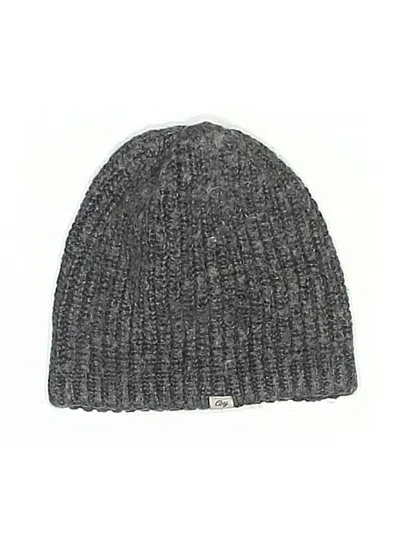 Pre-owned Unbranded Beanie Hat In Gray