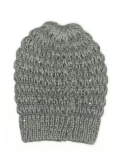 Pre-owned Unbranded Beanie Hat In Gray