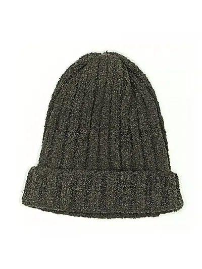 Pre-owned Unbranded Beanie Hat In Gray