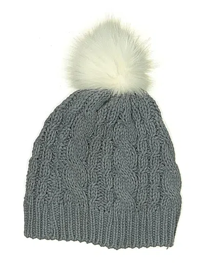 Pre-owned Unbranded Beanie Hat In Gray